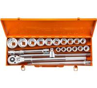 Neo Tools Coffret cliquet et douilles 08-061 3/4 21 pièces