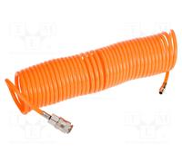 Tuyau spiralé haute pression 5 x 8 mm, 10 m, PE