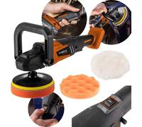 NEO TOOLS 18 V, polisseuse sans fil Li-Iondo sans balais., alimentation par batteries lithium-ion 18 V, 6 vitesses de 800 à 2 300 tr/min