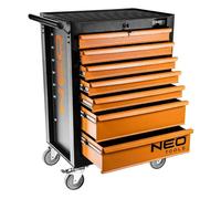 NEO TOOLS 84-222 - Armoire atelier 7 tiroirs - Noir & Orange