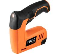NEO TOOLS Agrafeuse pour tapisserie d'ameublement 4V, alimentation USB