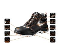 NEO TOOLS Bottes de Sécurité Coque Acier S1P Taille 42 Modèle TOP-82-023