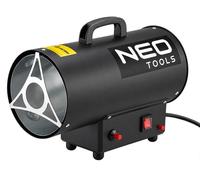 NEO TOOLS : Chauffage au gaz de 15 kW, ventilateur de chauffage au gaz, allumage piézoélectrique, régulateur de pression, indice de protection IPX4