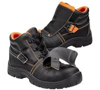 NEO TOOLS Chaussures de sécurité pour homme - Antidérapantes - En cuir - Respirantes - Légères - Pointure 39-47, multicolore, 41 EU