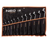 NEO TOOLS Clés à anneaux coudés 6-32 mm, set de 12 pcs.