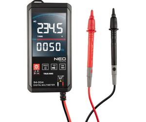 NEO TOOLS Colorimètre numérique pour mesures spéciales d'intervalles ; écran LCD ; 2 sondes de mesure intégrées ; écran tactile, détection du champ électrique NCV ; continuité du circuit électrique ;