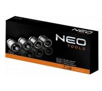 NEO TOOLS Douilles à percussion 1", 27-50 mm, set de 9 pcs.