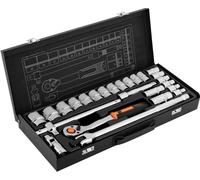 NEO TOOLS Douilles ½", jeu de 25, CRV, 10-036 NEO