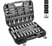 NEO TOOLS Embouts Torx 1/2", set de 38 pcs.