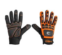 Neo Tools Gants de travail avec aimant et fermeture Velcro, régulière, 10", résistance à l'abrasion: 2, à la coupure: 1, à la déchirure: 2, à la perforation: 2, CE, EN 388