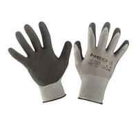NEO TOOLS Gants de travail professionnels Gants de chantier Gants de travail Gants de protection Gants de montage Gants de jardin | EN 388 | Gants robustes homme femme | Taille : 8-11 (10)