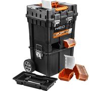 NEO TOOLS HD Boîte à outils compacte sur roulettes