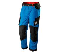 NEO TOOLS HD+ Pantalon de travail pour homme 100 % coton 275 g/m² Taille S à XXL avec poches pour genouillères Taille élastique avec passants de ceinture