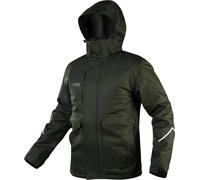 NEO TOOLS Jacket Camo - Veste de travail - Softshell étanche avec capuche - Vert - Taille XXL