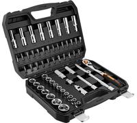 NEO TOOLS Jeu de clés à douilles Haute qualité 58 pièces 1/2" - acier CRV