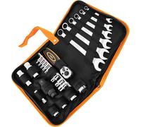 NEO TOOLS Kit d'outils pour moto - 25 pièces. - Softcase ; pour motos de différentes marques et modèles ; pour les professionnels et les bricoleurs