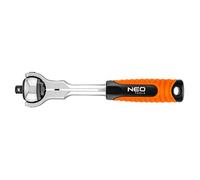 NEO TOOLS liquet avec 72 dents pour un angle de rotation de 5 ouille en acier CrV et CrMo, tête rotative à 360°, disponible en 3 versions 1/4", 3/8", 1/2"