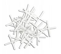 NEO TOOLS Lot de 100/150/200 croisillons de carrelage en plastique, 7 tailles, 1-5 mm, 100/150/200 pièces, universelles, réutilisables, espacement uniforme entre les carreaux (200, 2 mm)