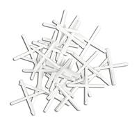 NEO TOOLS Lot de 100/150/200 croix de carrelage en plastique, 7 tailles, 1 à 5 mm, universelles, réutilisables, espacement uniforme entre les carreaux (200, 1 mm)