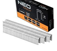 NEO TOOLS Lot de 4000 agrafes galvanisées pour agrafeuse pneumatique NEO modèle 14-570 GA18 type 90 (4K) Longueur 10-40 mm - Fil d'acier galvanisé résistant à la corrosion (10 mm)