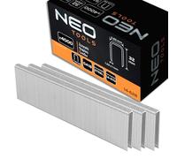 NEO TOOLS Lot de 4000 agrafes galvanisées pour agrafeuse pneumatique NEO modèle 14-570 GA18 type 90 (4K) Longueur 10-40 mm - Fil d'acier galvanisé résistant à la corrosion (32 mm)