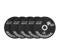NEO TOOLS Lot de 5 disques à tronçonner pneumatiques de 75 mm pour la coupe de carrosseries, de pièces en tôle et de structures métalliques