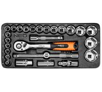 NEO TOOLS ouille 1/2", jeu de 27 pièces, insert