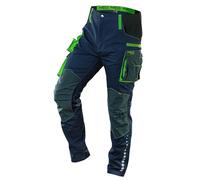 NEO TOOLS Pantalon de travail Premium 81-226 – 8 poches, renfort Cordura, poches genoux – Bleu L