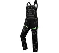 NEO TOOLS Pantalon de Travail Homme Stretch Premium, Renforts Cordura Genoux, Multi-Poches, Respirant Coton, Bandes Réfléchissantes, Confort Pro Chantier, XL