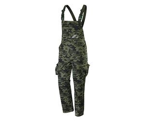 NEO TOOLS Pantalon de travail | Taille XS - XXL | Salopette Camo | Pantalon robuste | Pour le travail et l'atelier | EN ISO 13688:2013, vert foncé, XXL