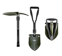 Neo Tools Pelle Pliante 5 Fonctions en 1, bêche, pioche Pointue, décapsuleur, scie ouille de 10 mm, Sac pour Le Transport et la Sortie