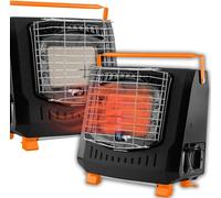 NEO TOOLS Poêle à gaz 90-133, 2.2kW - Chauffage à gaz portable avec allumage piézoélectrique, protection anti-basculement et poignée de transport, idéal pour le camping, la pêche et les activités de p
