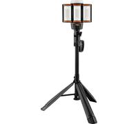 NEO TOOLS Projecteur de travail à accu 5000 lm, IP44, Réglable en hauteur jusqu'à 200cm, Temps de travail jusqu'à 15 heures, Possibilité de travailler à la lampe de poche