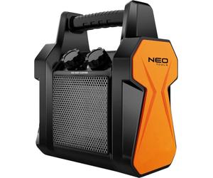 NEO TOOLS Radiateur électrique PTC en céramique, 2kW, avec thermostat et interrupteur, avec ventilateur, s'éteint automatiquement en cas de renversement, silencieux, faible consommation d'énergie, déb