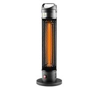 NEO TOOLS Chauffage infrarouge sur pied 1000W, IP44, élément chauffant lampe à fibres de carbone, surface chauffante 3 m², durée d'éclairage 6000 h, fonctionnement sûr - arrêt de la fonction de chauff