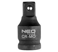 NEO TOOLS Rallonge de percussion pour outils à percussion, extensions d'impact, acier Cr-Mo, taille 1/2" 50 mm, 75 mm, 125 mm, résistant à la corrosion, à la traction et à la chaleur (50 mm)
