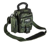 NEO TOOLS Sac à Outils Camo pour Artisans, Aspect Camouflage, Pliable, bandoulière réglable, 100% Polyester, 4 Poches extérieures, 4 Poches intérieures, Fermeture à Clip, Fermetures éclair Robustes