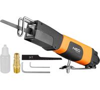 NEO TOOLS Scie à métaux pneumatique à broche, longueur de lame 10 mm, pression max. 6,3 bar, consommation d'air moyenne 155 l/min, 9000 courses/min