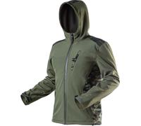 NEO TOOLS Softshell Jacket - Veste coupe-vent - Softshell étanche avec capuche - Taille M