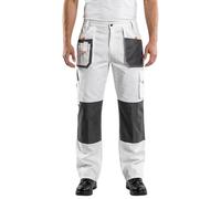 NEO TOOLS Topex - Pantalon de travail professionnel - Pantalon de sécurité - Pantalon de travail - Taille S à XXL, Blanc., XXL