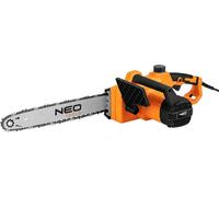 NEO TOOLS Tronçonneuse électrique 1800W avec guide de 405mm - vitesse de chaîne 9,3 m/s, tension de chaîne sans outil