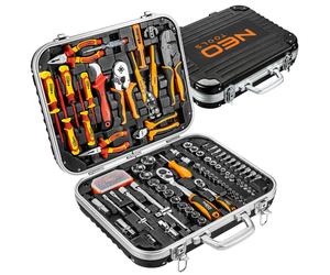 NEO TOOLS Trousse à outils pour électriciens 108 pces Coffret à outils professionnel