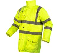 NEO TOOLS Veste de travail 5 en 1 - Veste de sécurité multifonctionnelle, chaude, en polyester robuste Oxford 300D avec enduction PU