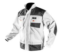 NEO TOOLS Veste de travail Blanc, travail Vestes, peintre Veste de travail veste veste de protection, Maurer LD