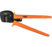 NEO TOOLS Zage pour le sertissage de connecteurs MC4 de 2,5, 4,5 et 6.0 mm2, blocage forcé, porte-goupille réglable, matériau de la poignée PVC, clé Torx, lors du montage de panneaux photovoltaïques
