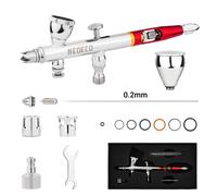 NEO35%-Aérographe de rajeunissement par gravité pour touristes, kit de joints toriques, buse de chute, couronne intérieure, capuchon illac, tasse des Émirats arabes unis, 0.2mm, 2cc, 9cc NCT-SJ83P02-B
