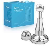 Neoera Lot de 1 butée de porte aimantée avec amortisseur hydraulique de qualité supérieure, fabriqué en acier inoxydable 304, antirouille, pour différents types de porte, fixation murale
