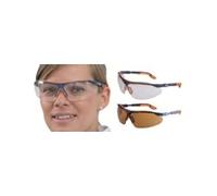 neolab Disque 1-1611 Lunettes de protection i-vo, incolore, anti-rayures, bleu/orange