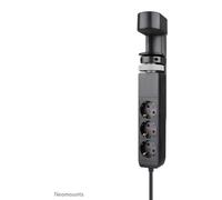 Neomounts STE 3er Tischsteckdose Klemme 1xUSB-A 2xUSB-C schw