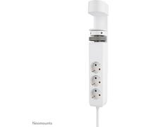 Neomounts STE 3er Tischsteckdose Klemme 1xUSB-A 2xUSB-C weiß